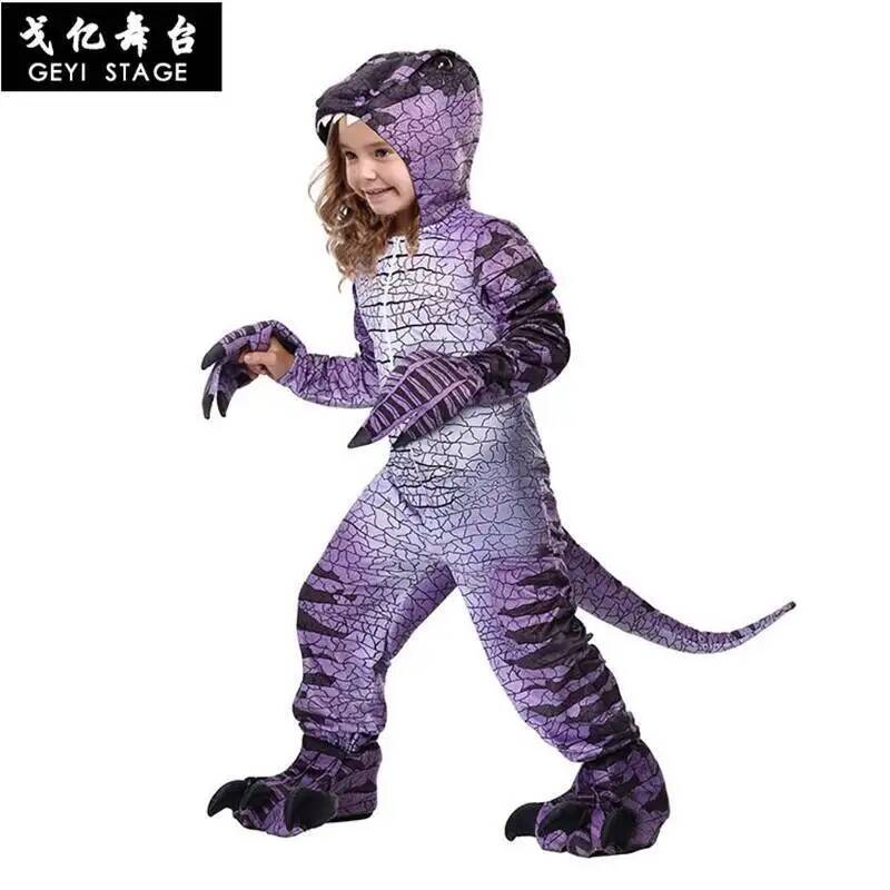 Halloween Costume Kids - Nuovo Costume da Raptor Viola per