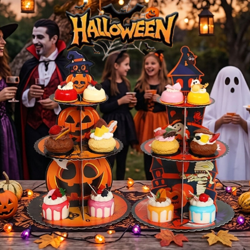 1-4 Pezzi Espositore a 3 Livel - Spider Web Halloween Decoration recensione e prezzo