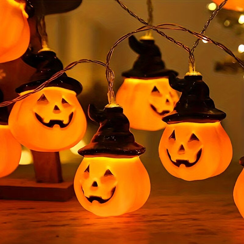 Luci a stringa a LED a forma d - Halloween Led String Lights Orange recensione e prezzo
