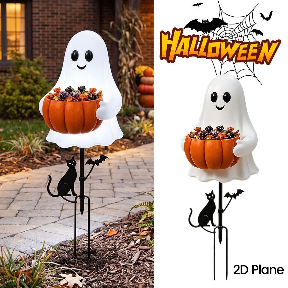 Porta Caramelle a Forma di Fan - Halloween Pumpkin Decor Led recensione e prezzo