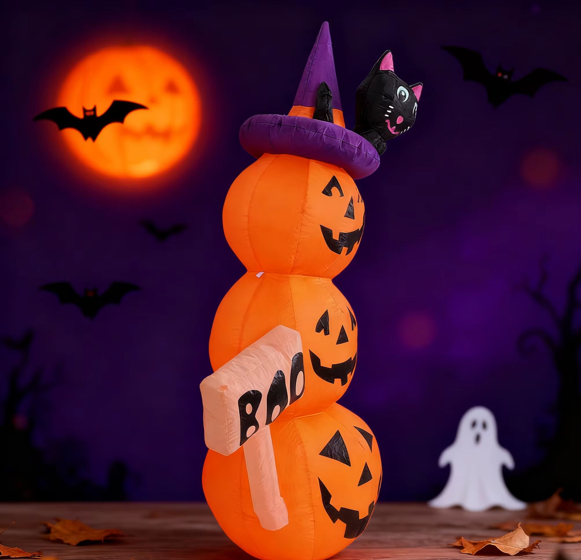 Decorazione da Giardino Gonfia - Halloween Pumpkin Decor Led recensione e prezzo