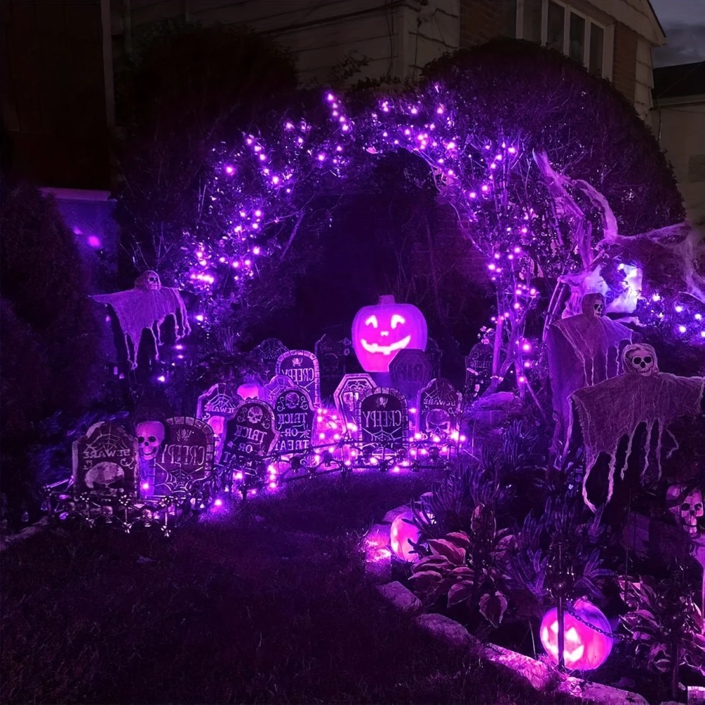 1/2PC12M100LED Decorazione di  - Halloween Led String Lights Orange recensione e prezzo