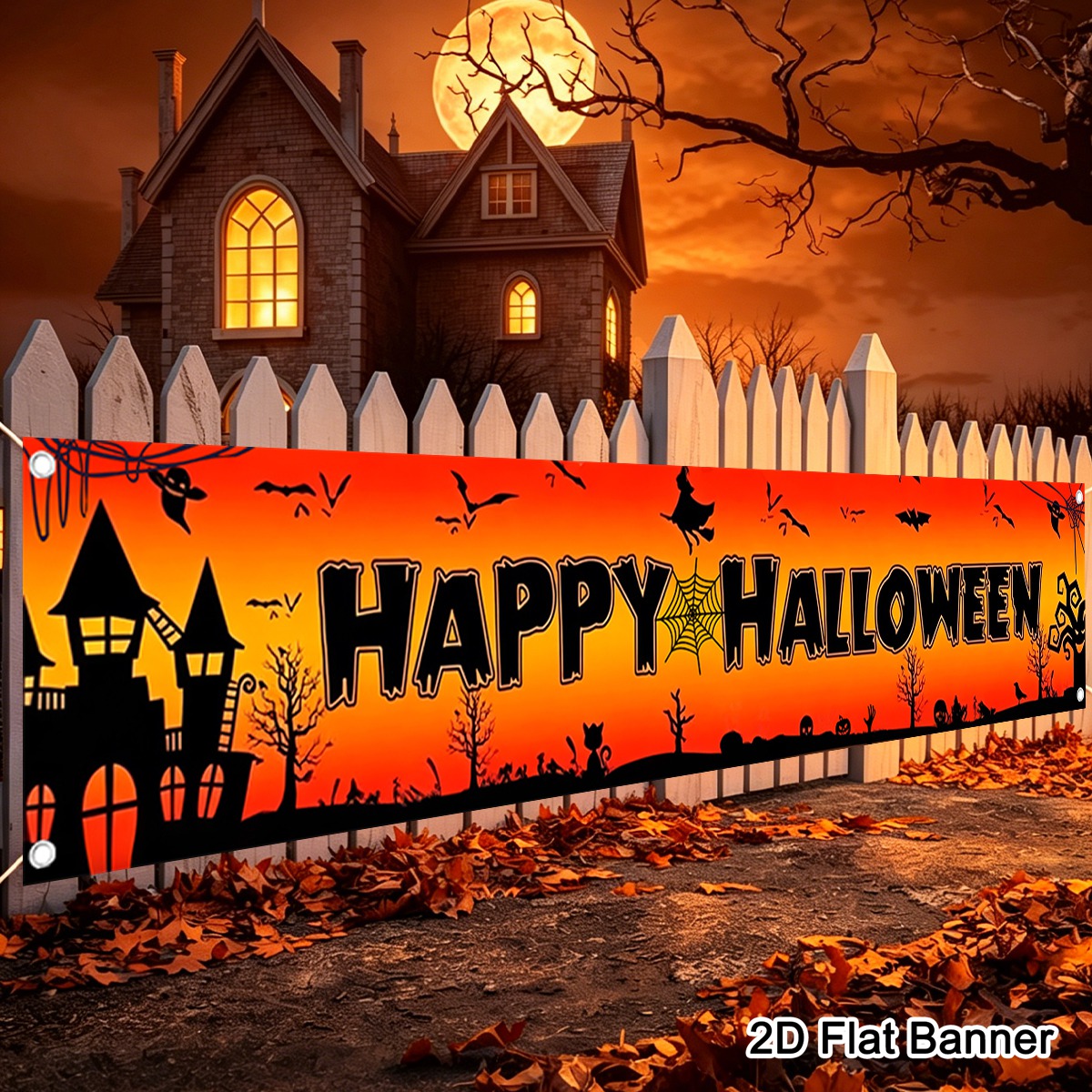 Striscione di Halloween con mo - Pumpkin Lantern Halloween recensione e prezzo