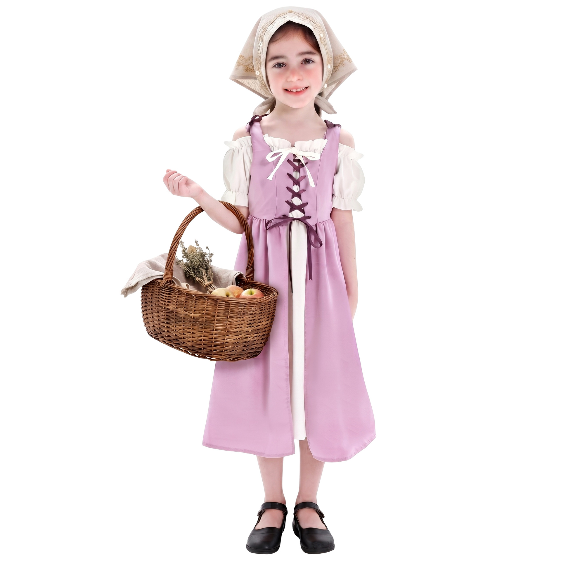 Costume Medievale per Bambine, - Halloween Costume Kids recensione e prezzo