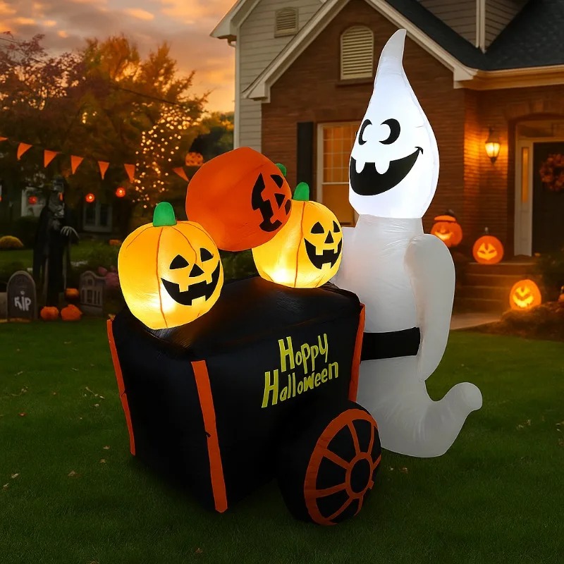 6FT Decorazioni per le vacanze - Halloween Pumpkin Decor Led recensione e prezzo