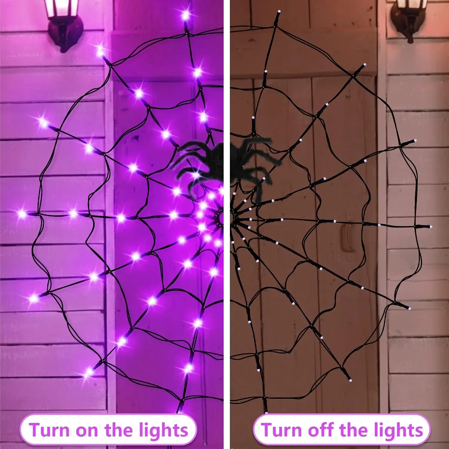 Luci LED a Forma di Ragnatela  - Spider Web Halloween Decoration recensione e prezzo