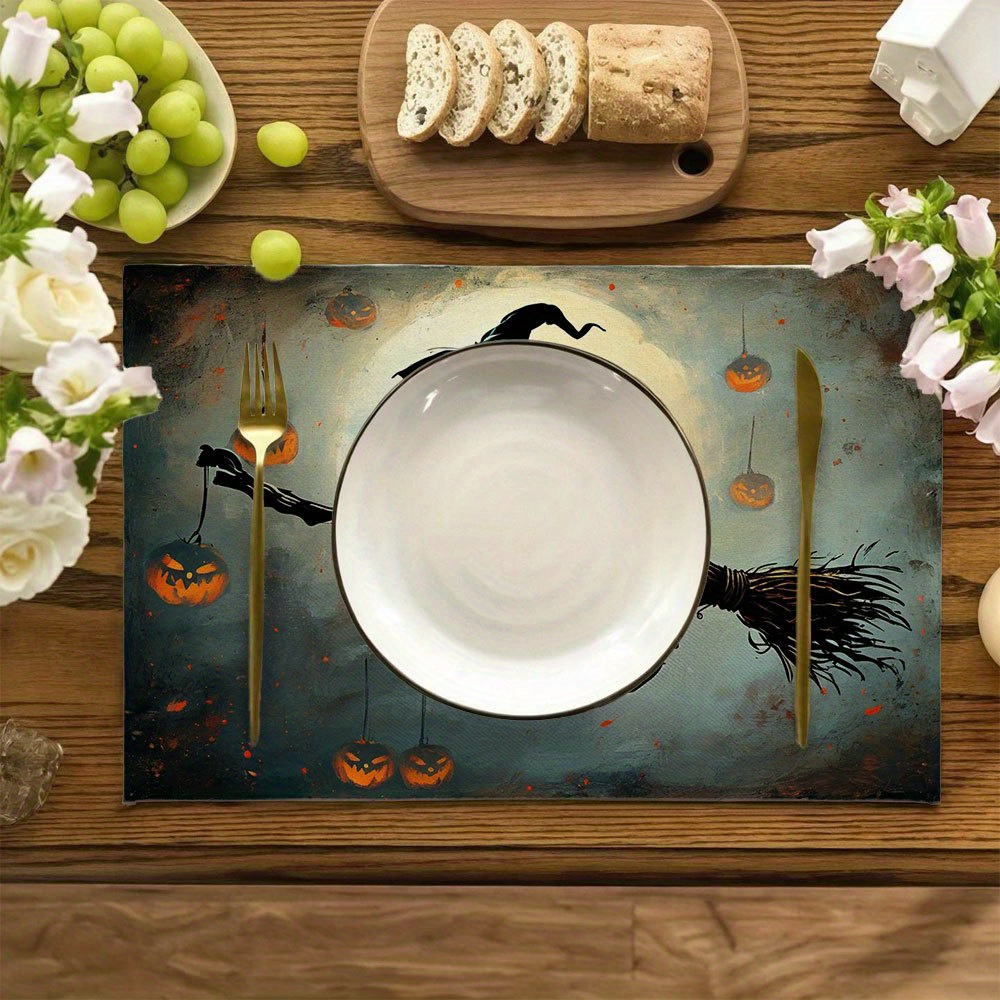 Set di 4 tovagliette a tema Ha - Pumpkin Lantern Halloween recensione e prezzo