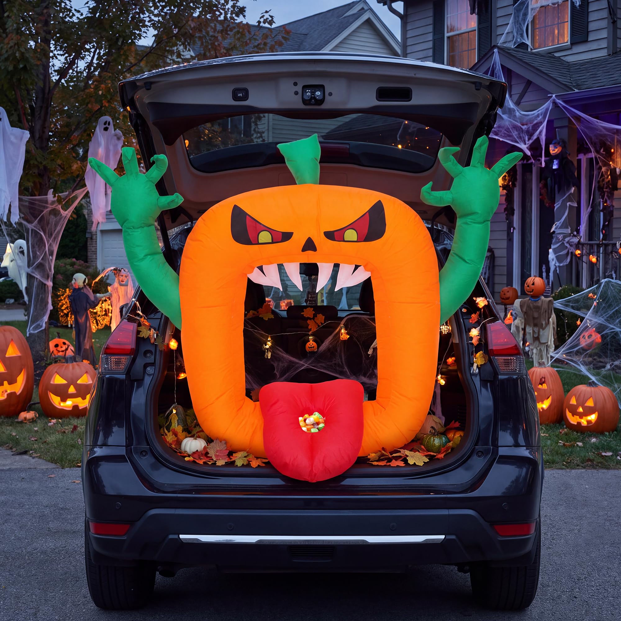 Zucca gonfiabile a tema Hallow - Halloween Pumpkin Decor Led recensione e prezzo