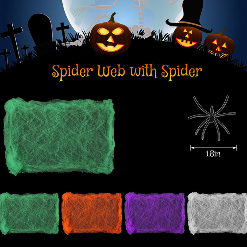 Decorazione di Halloween, Ragn - Spider Web Halloween Decoration recensione e prezzo
