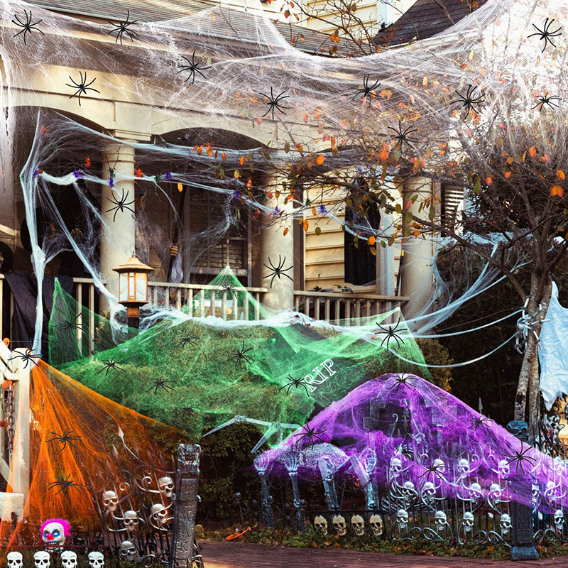Decorazione di Halloween, Ragn - Spider Web Halloween Decoration recensione e prezzo